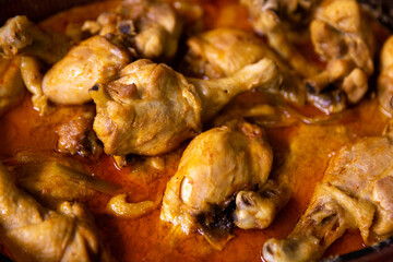 Curry Chicken Legs and Thighs