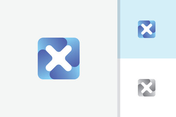 best x logo design vector template
