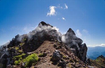 夏の北アルプス