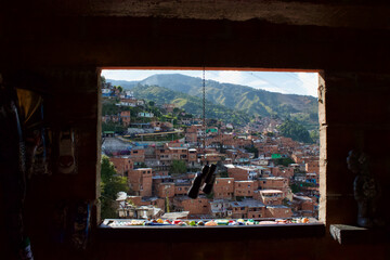Fototapeta na wymiar Comuna 13, Medellin