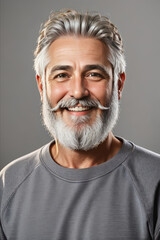 Portrait from attractive Man with beard