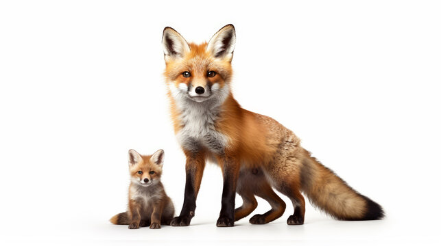 Fox with her baby kit