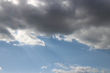 秋の風景　空と雲