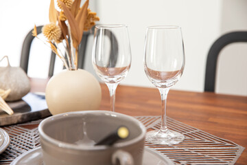 still life with wine and bread