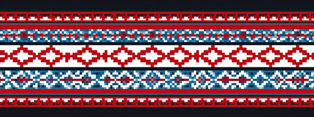 seamless pattern with christmas reindeer