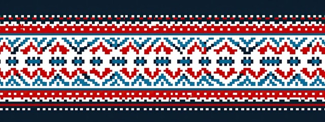 seamless pattern with christmas reindeer