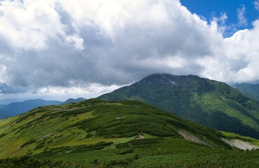 夏の北アルプス