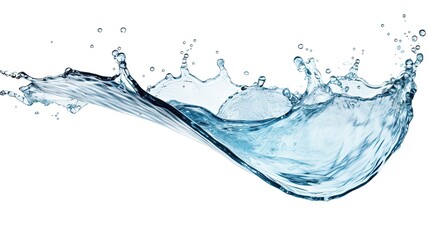 Water Splash With Isolated Transparent Background
