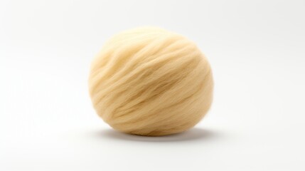 Wool material light beige light yellow creative image