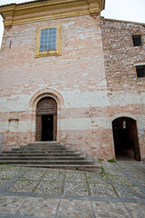 Fototapeta na wymiar Church of St Andrew in Spello - Italy