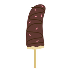 Es kul kul Indonesian street food Illustration 