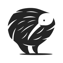 Kiwi Bird Logo template Isolated. Brand Identity. Icon Abstract Vector graphic