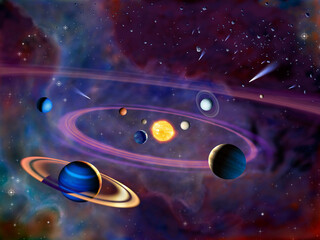 Unser Sonnensystem © Ralf Schoofs