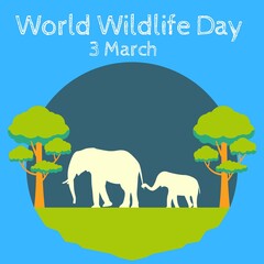 World Wildlife Day with the animal