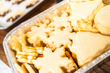 Festive Snowflake Sugar Cookies Cutouts