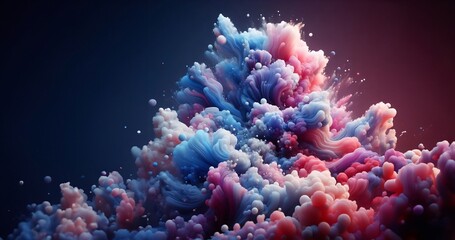 Fototapeta na wymiar Colourful smoke abstract wallpaper