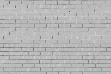 Brick wall painted white.