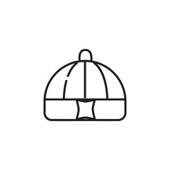 head hats for Chinese celebrations, Chinese happy new year. vector eps 10