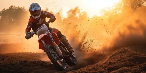 dirt bikers riding on dirt and mud outdoors