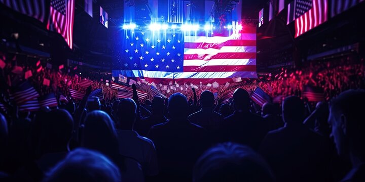 Republican national convention, conservative politics concept for 2024 American presidential election