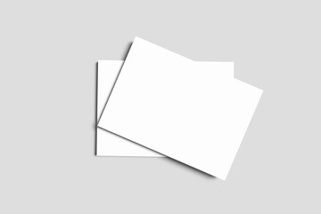 Magazine landscape book blank 