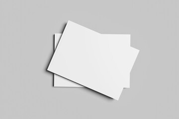 Magazine landscape book blank 