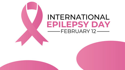 Epilepsy Awareness Month concept. Banner template with purple ribbon and text. It ,s understanding and awareness of epilepsy. Banner, flyer, web, poster, card, background design. Vector illustration - obrazy, fototapety, plakaty