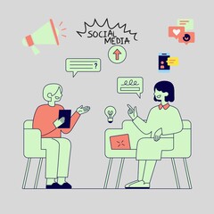 communications and line public relation