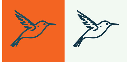 Colibri bird logo images
