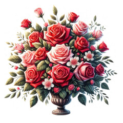 valentine roses bouquet