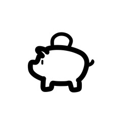 Piggy bank icon