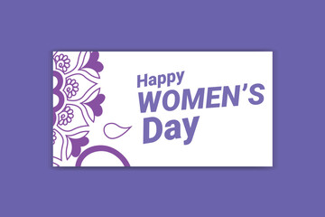 women day social media ,women's day banner design