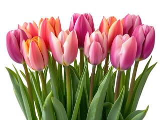 Vibrant Tulip Buds
