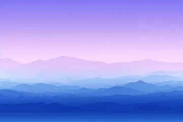Papier Peint photo Violet Landscape with mountains and blue sky,  Mountainous landscape background