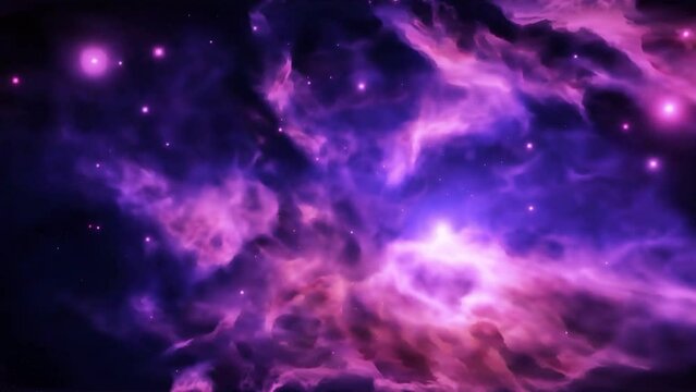 cosmos universe deep space abstract animated background