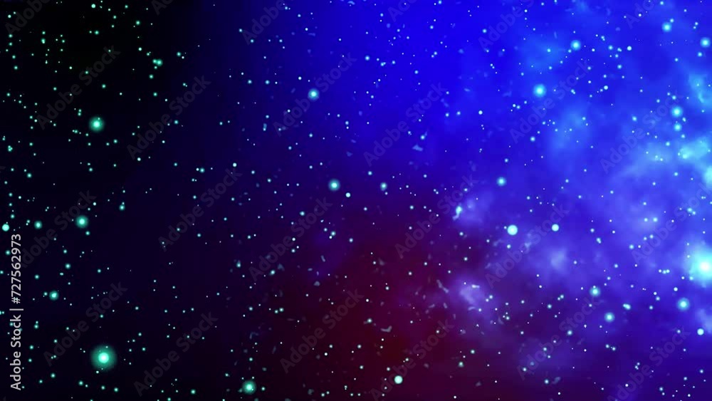Wall mural cosmos universe deep space abstract animated background