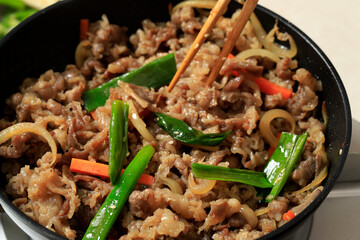 Cooking Beef Bulgogi