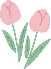 Tulip Flower Element
