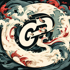 illustration with a sword Generative AI