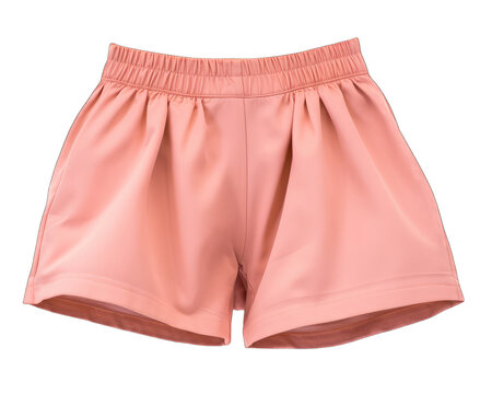 Pants isolated on white background. pink pants on png transparent background.