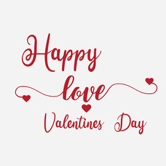 Happy Valentine's Day on 14 February. Valentine's Day vector illustration, poster, flyer, social media post, icon, sign/symbol, or logo.