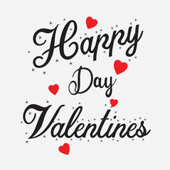 Happy Valentine's Day on 14 February. Valentine's Day vector illustration, poster, flyer, social media post, icon, sign/symbol, or logo.