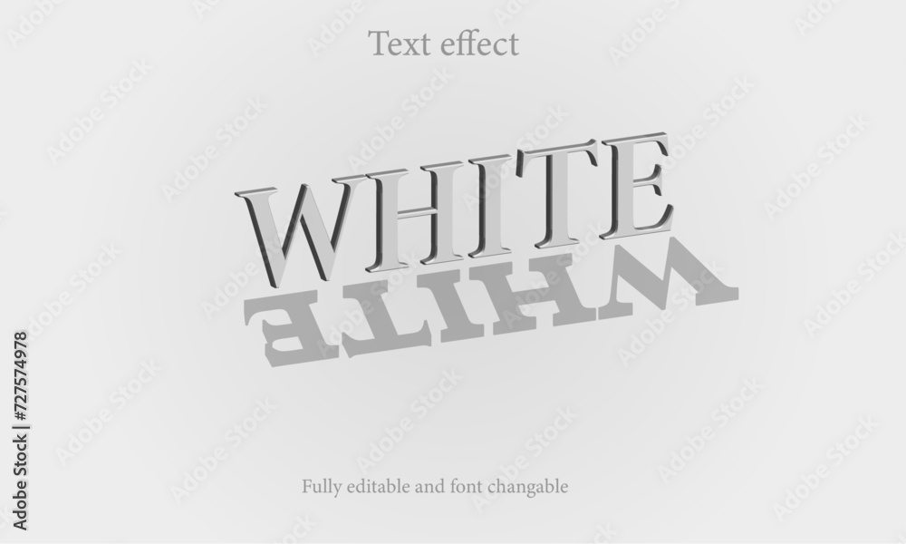 Fototapete unique and simple editable text effect design