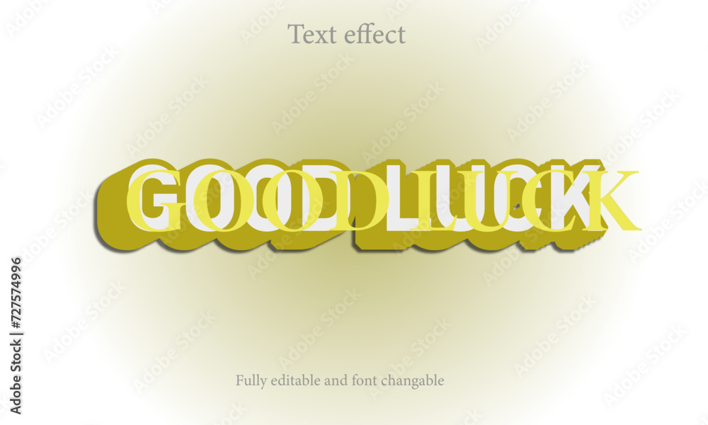 Fototapete simple and attractive editable text effect design