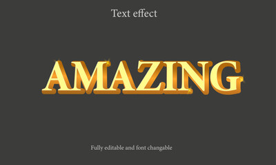 Modern and unique editable text effect design