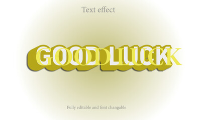 Simple and attractive editable text effect design