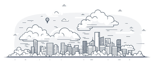 Abstract vector scene showcasing representations of urban landscapes  crafting a visually dynamic and contemporary composition that resonates with the energy of bustling cities. simple minimalist