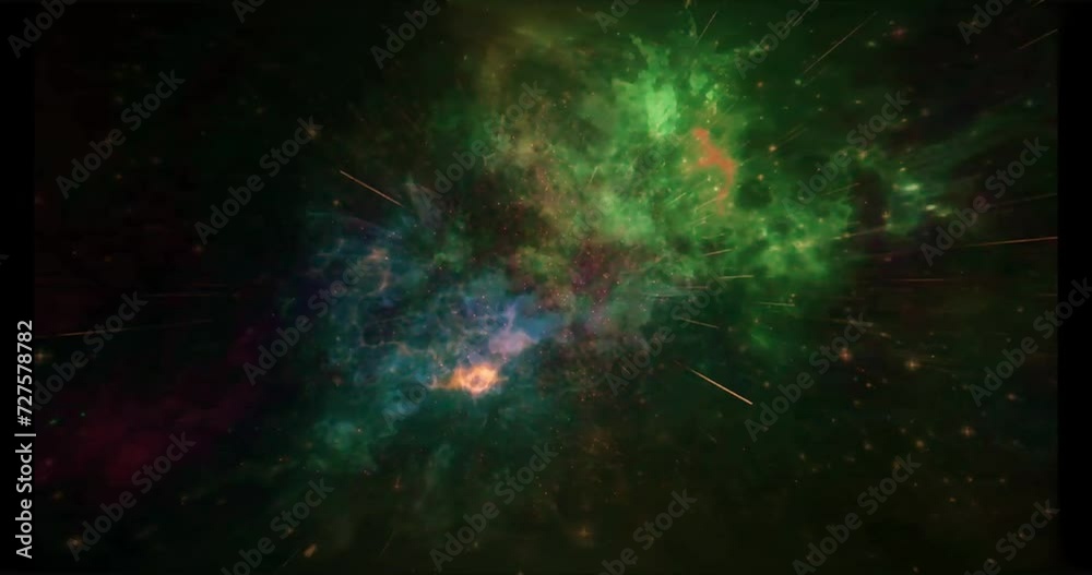 Poster space universe motion animation abstract background
