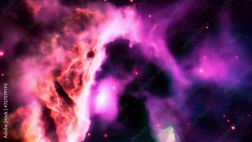 Wall mural space universe motion animation abstract background