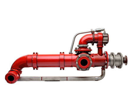 Plumbing Pipe Blender isolated on white background. Plumbing pipe on on png transparent background. 